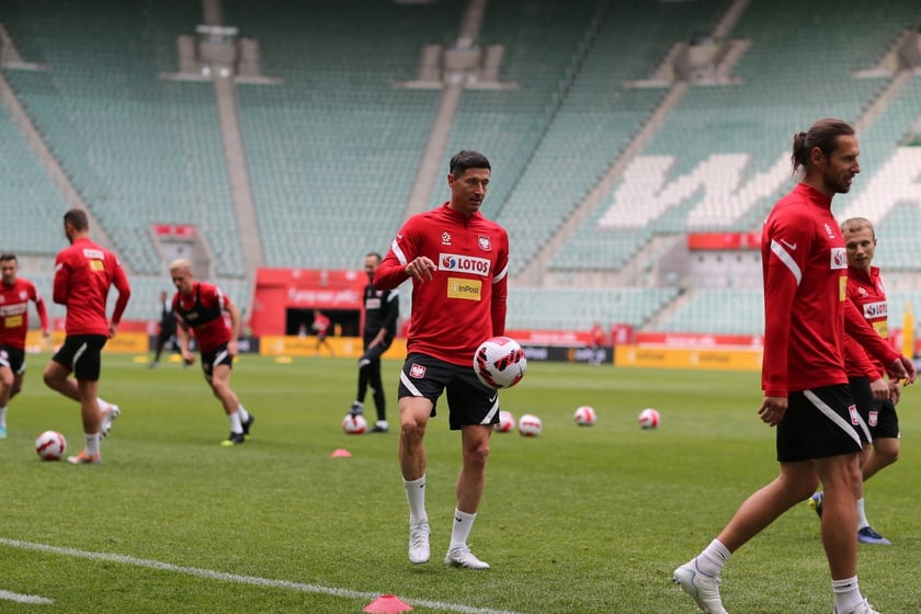 Kadra trenuje we Wrocławiu, Robert Lewandowski, Grzegorz Krychowiak i Patryk Kun