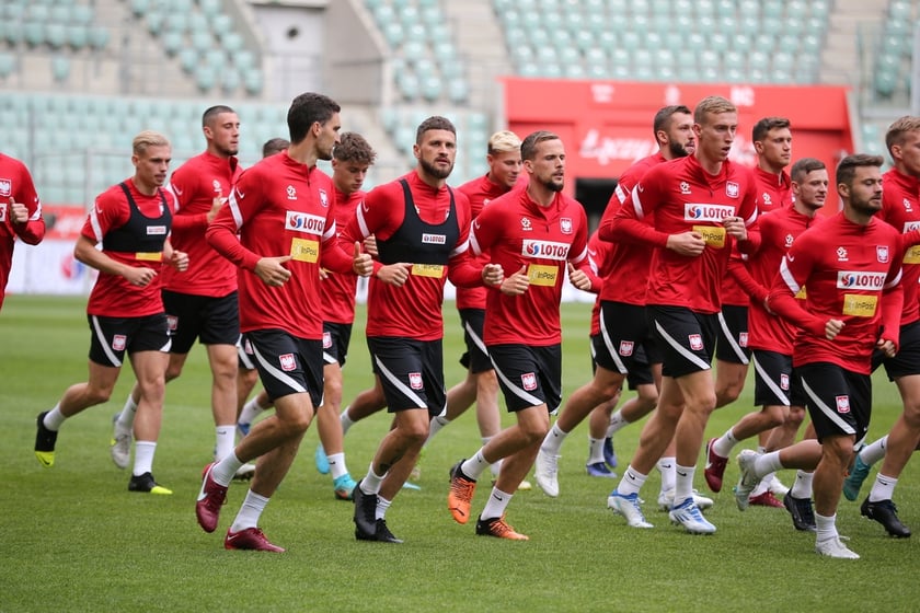 Kadra trenuje we Wrocławiu, Robert Lewandowski