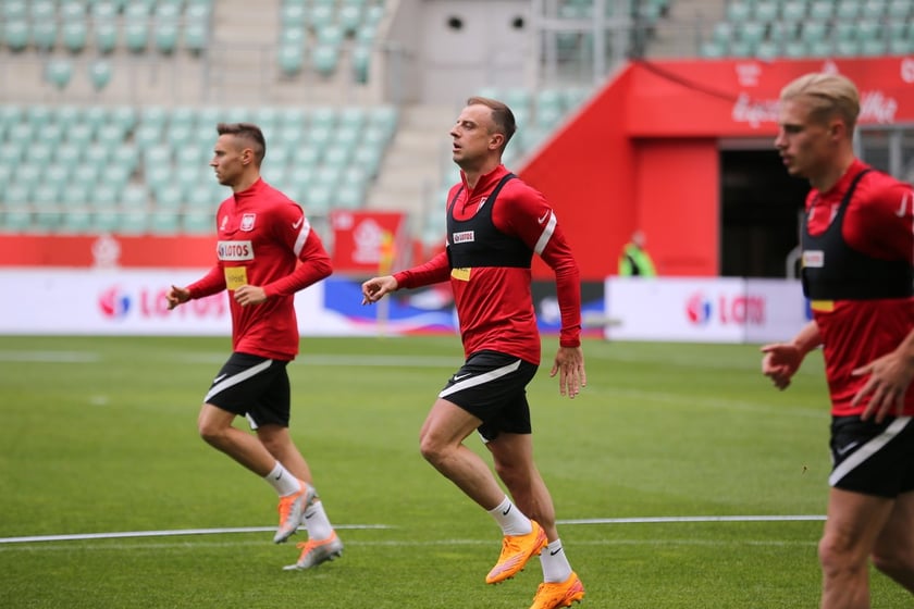 Kadra trenuje we Wrocławiu, Przemysław Frankowski, Kamil Grosicki i Przemysław Płacheta
