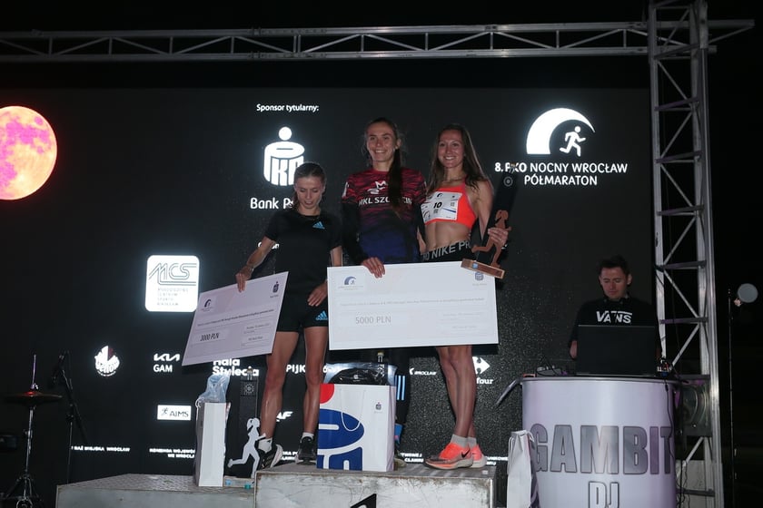 Nocny Półmaraton Wrocław 2022, uczestnicy, znajdź się na zdjęciach ze staru lub mety