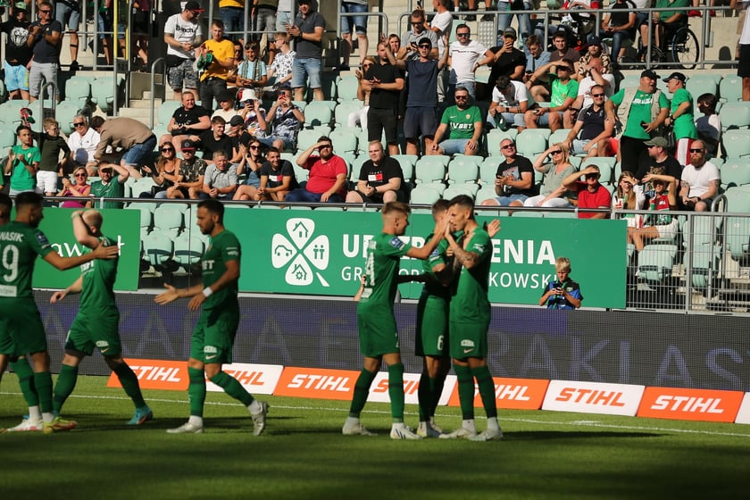 WKS Śląsk Wrocław - Pogoń Szczecin, 24 lipca 2022 r., Tarczyński Arena
