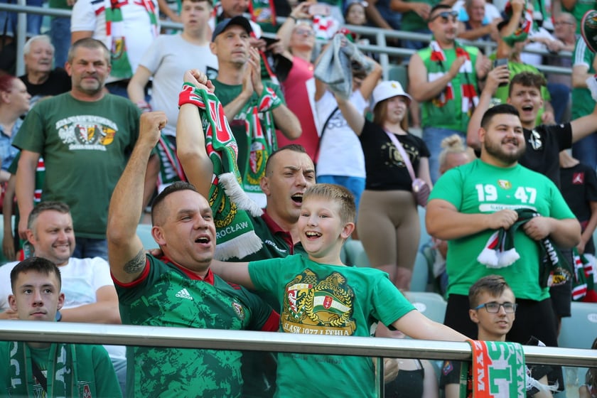 WKS Śląsk Wrocław - Pogoń Szczecin, 24 lipca 2022 r., Tarczyński Arena