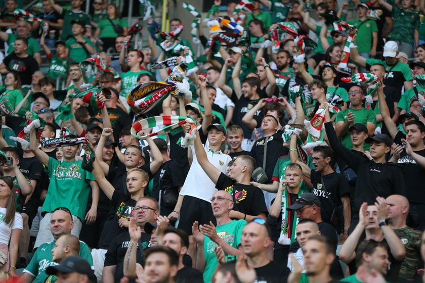 WKS Śląsk Wrocław - Pogoń Szczecin, 24 lipca 2022 r., Tarczyński Arena