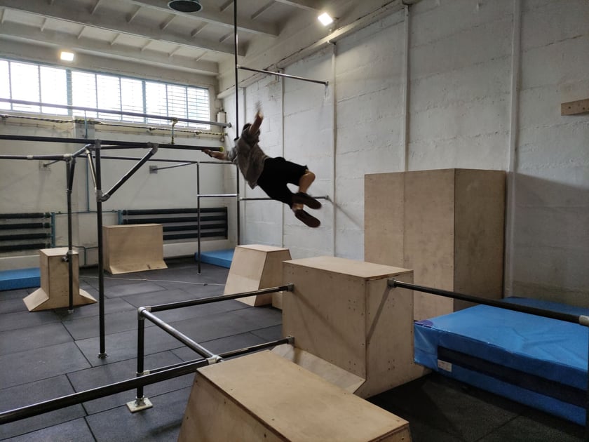 Akademia Bailout to pierwsza sala wyłącznie do parkour we Wrocławiu