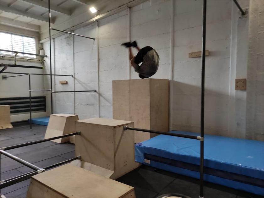 Akademia Bailout to pierwsza sala wyłącznie do parkour we Wrocławiu