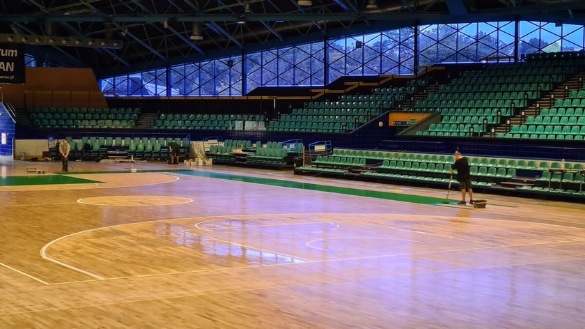 W Hali Orbita wymieniono właśnie parkiet. Odbywa się tu mnóstwo imprez sportowych czy muzycznych