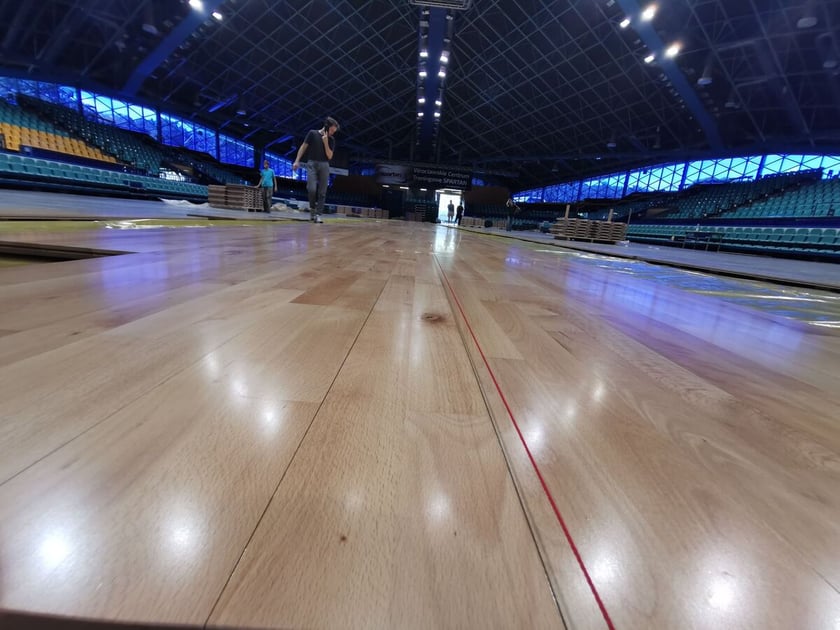 W Hali Orbita wymieniono właśnie parkiet. Odbywa się tu mnóstwo imprez sportowych czy muzycznych