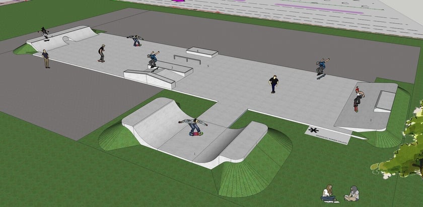 Tak będzie wyglądał nowy skatepark na Sołtysowicach