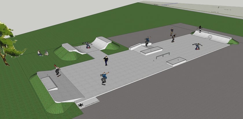 Tak będzie wyglądał nowy skatepark na Sołtysowicach