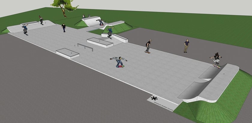 Tak będzie wyglądał nowy skatepark na Sołtysowicach