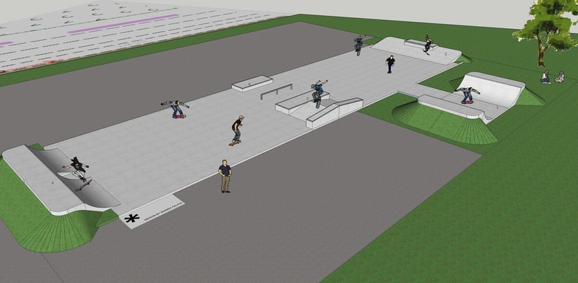 Tak będzie wyglądał nowy skatepark na Sołtysowicach