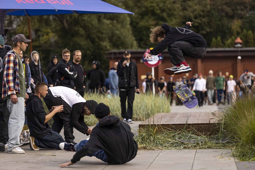 Na zdjęciu zawody Red Bull Mind The Gap we Wrocławiu