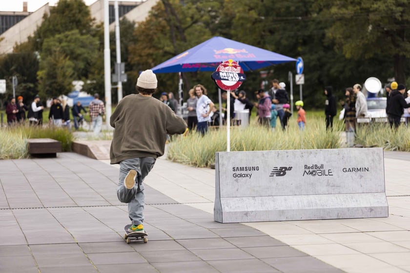 Na zdjęciu zawody Red Bull Mind The Gap we Wrocławiu