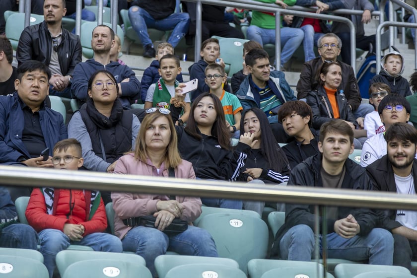 Zdjęcia kibiców z meczu Śląsk Wrocław - Jagiellonia Białystok na Tarczyński Arena, 23 października 2022 r.