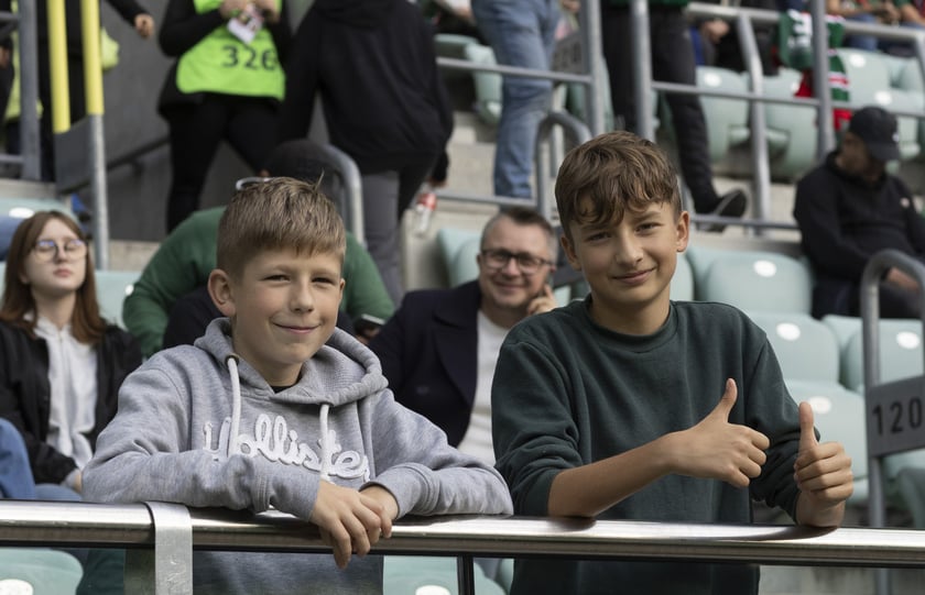 Zdjęcia kibiców z meczu Śląsk Wrocław - Jagiellonia Białystok na Tarczyński Arena, 23 października 2022 r.