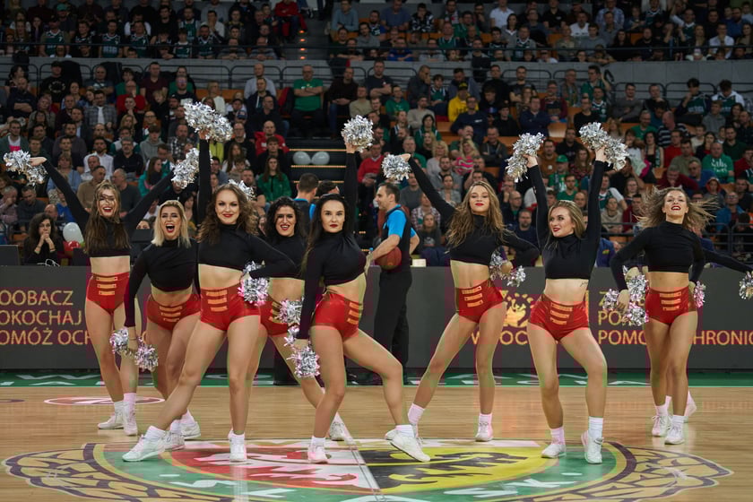 Zdjęcia z meczy Śląska Wrocław z Gran Canarią 11 stycznia 2023 w Hali Stulecia