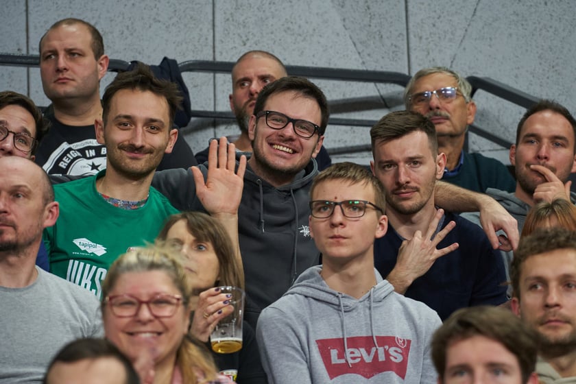 Zdjęcia z meczy Śląska Wrocław z Gran Canarią 11 stycznia 2023 w Hali Stulecia