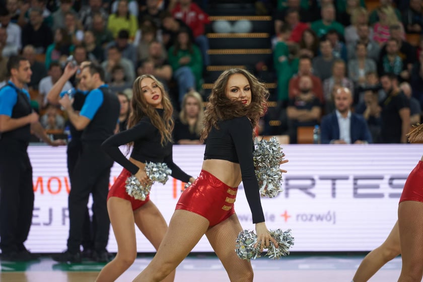 Zdjęcia z meczy Śląska Wrocław z Gran Canarią 11 stycznia 2023 w Hali Stulecia