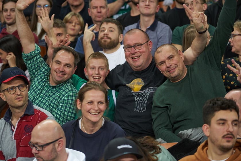 Zdjęcia z meczy Śląska Wrocław z Gran Canarią 11 stycznia 2023 w Hali Stulecia