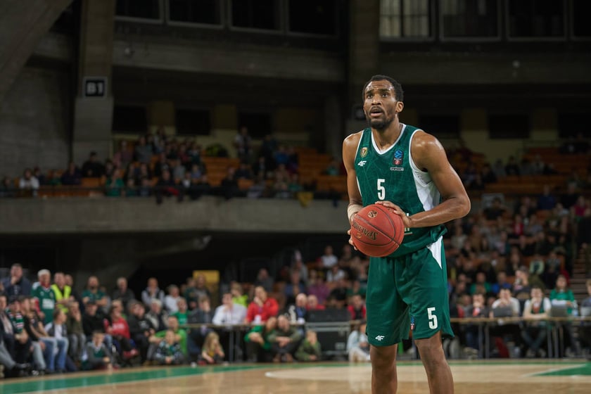 Zdjęcia z meczy Śląska Wrocław z Gran Canarią 11 stycznia 2023 w Hali Stulecia