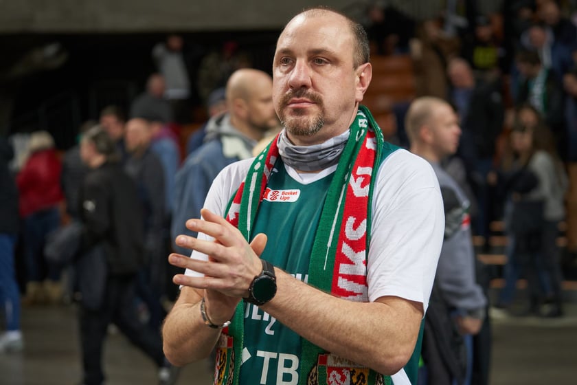 Zdjęcia z meczy Śląska Wrocław z Gran Canarią 11 stycznia 2023 w Hali Stulecia