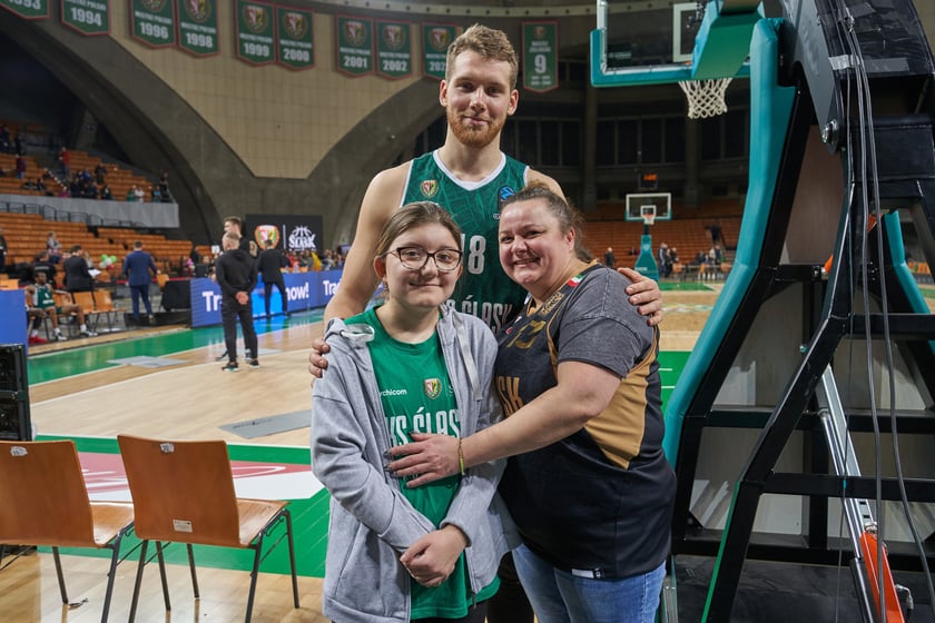 Zdjęcia z meczy Śląska Wrocław z Gran Canarią 11 stycznia 2023 w Hali Stulecia