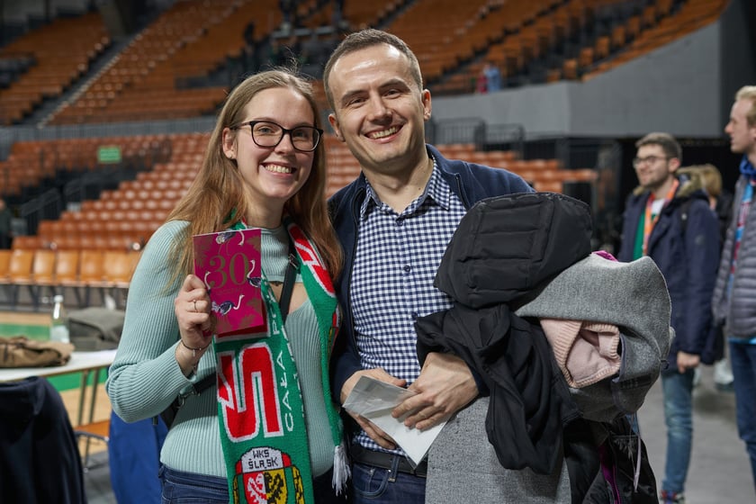 Zdjęcia z meczy Śląska Wrocław z Gran Canarią 11 stycznia 2023 w Hali Stulecia