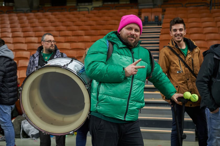 Zdjęcia z meczy Śląska Wrocław z Gran Canarią 11 stycznia 2023 w Hali Stulecia