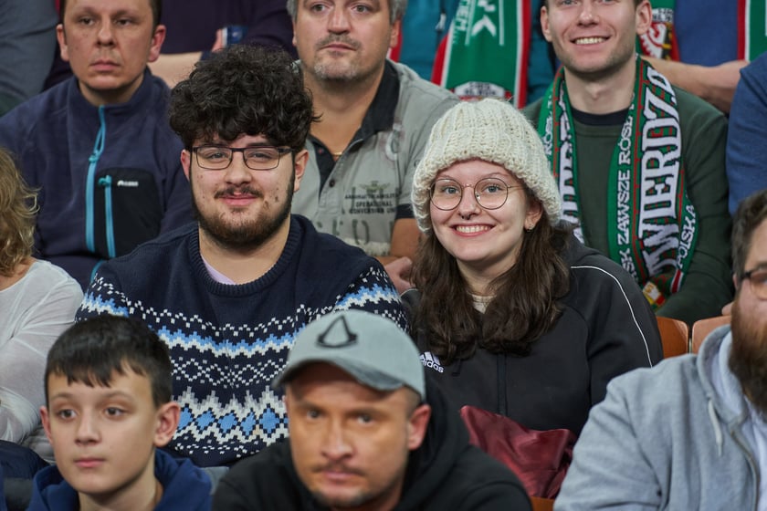 Zdjęcia z meczy Śląska Wrocław z Gran Canarią 11 stycznia 2023 w Hali Stulecia