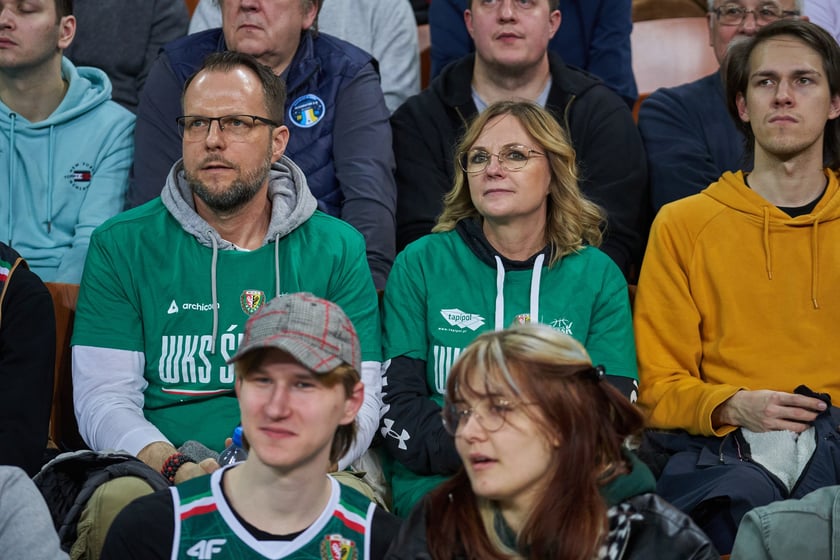 Zdjęcia z meczy Śląska Wrocław z Gran Canarią 11 stycznia 2023 w Hali Stulecia
