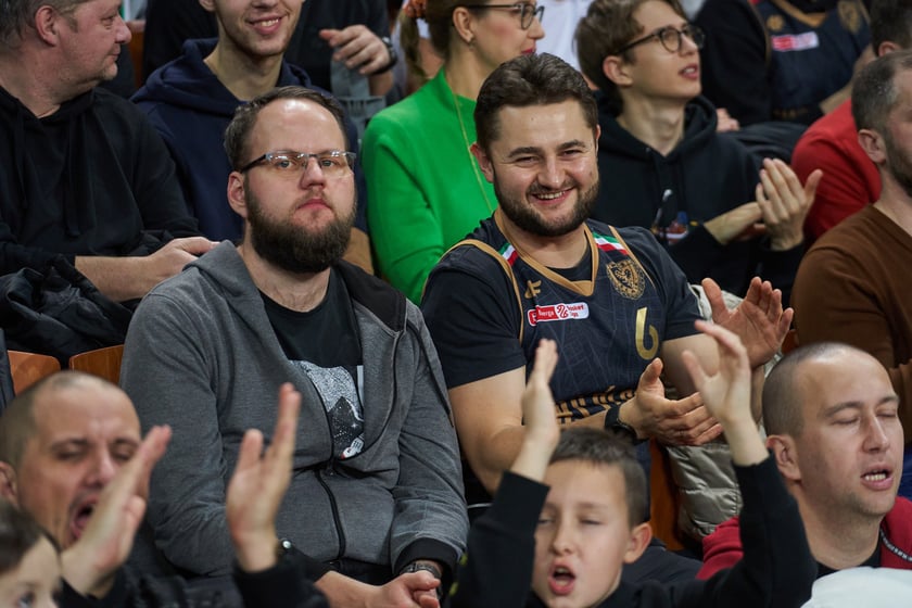 Zdjęcia z meczy Śląska Wrocław z Gran Canarią 11 stycznia 2023 w Hali Stulecia
