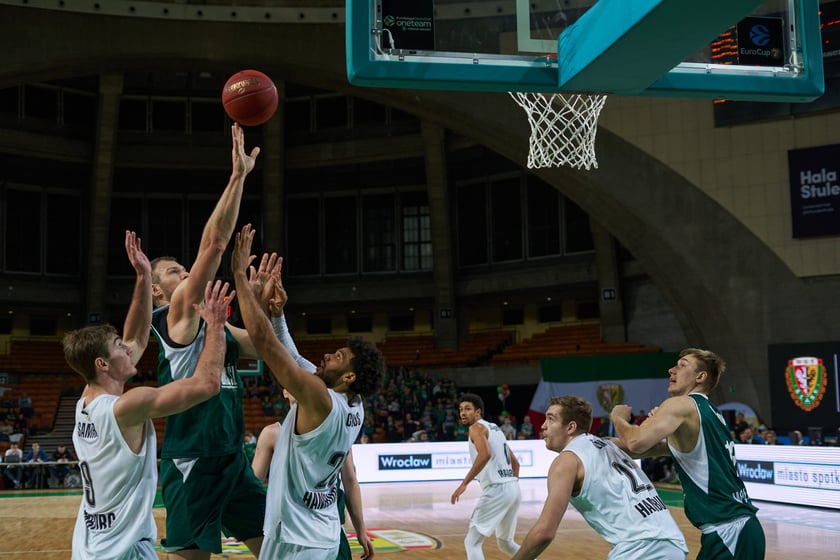 Mecz Śląska Wrocław z Hamburg Towers