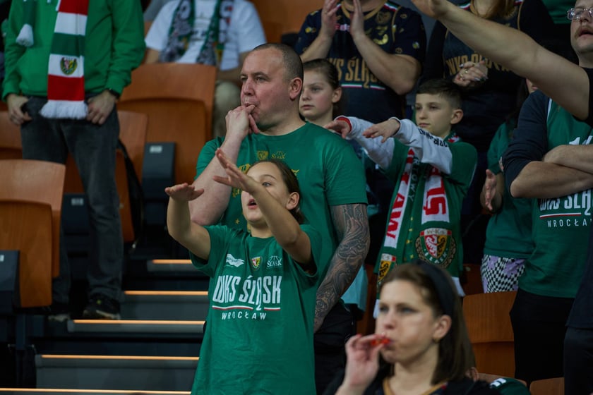 Mecz Śląska Wrocław z Hamburg Towers