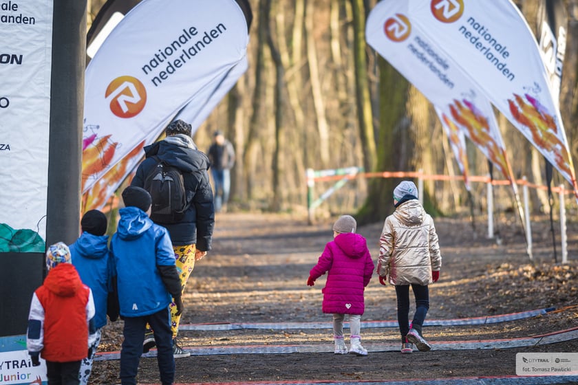 Na zdjęciu uczestnicy sobotniego biegu w Lesie Osobowickim we Wrocławiu