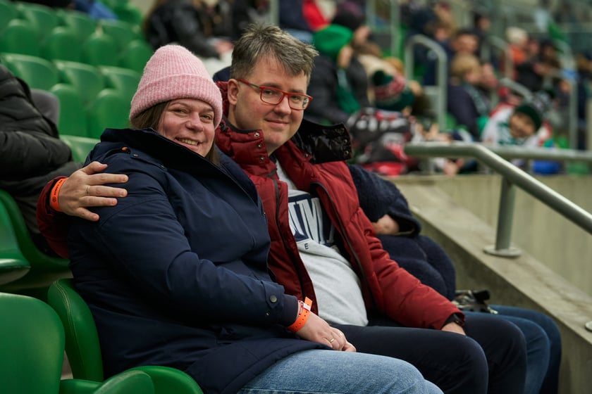 Zdjęcia z sobotniego (11 lutego) meczu Śląska Wrocław z Koroną Kielce na stadionie na Pilczycach