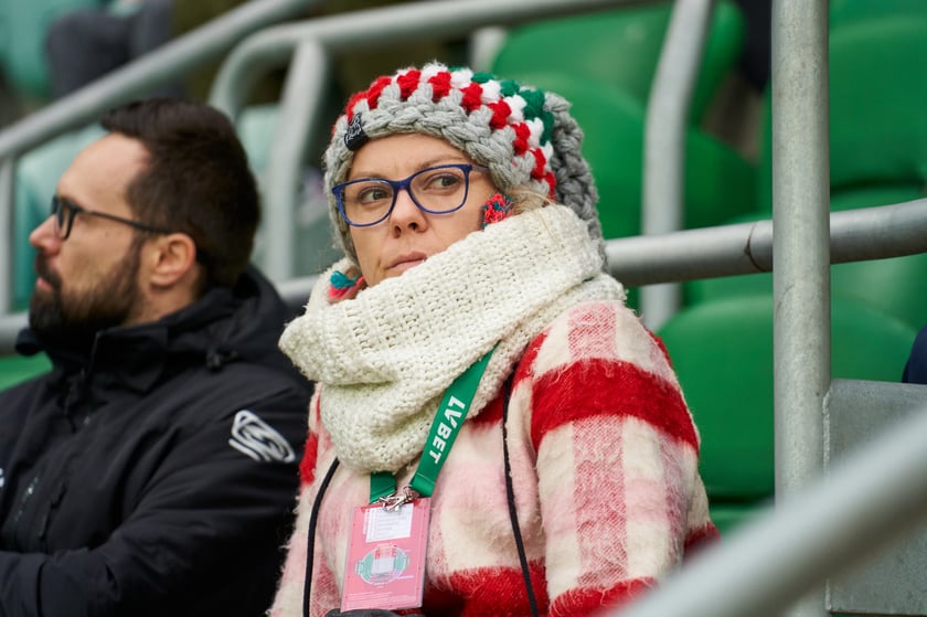 Zdjęcia z sobotniego (11 lutego) meczu Śląska Wrocław z Koroną Kielce na stadionie na Pilczycach