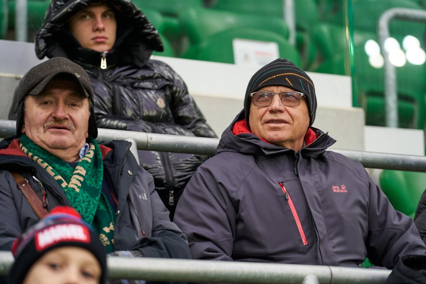 Zdjęcia z sobotniego (11 lutego) meczu Śląska Wrocław z Koroną Kielce na stadionie na Pilczycach