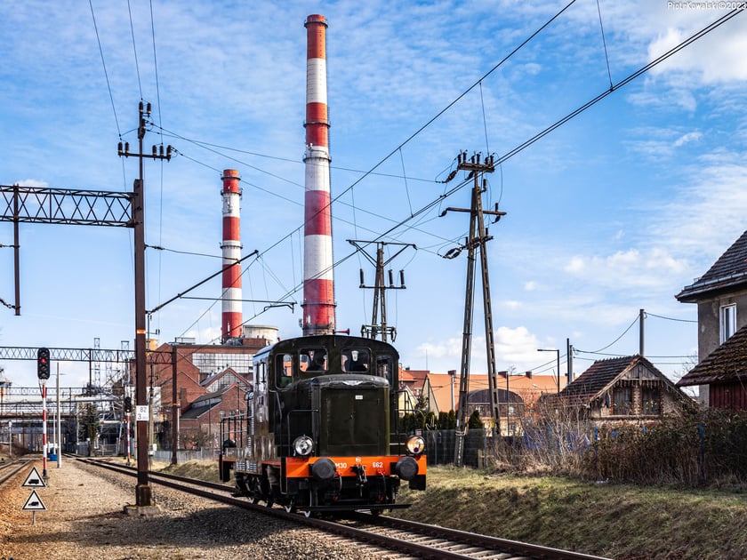 Przejazd zabytkowymi pociągami po Wrocławiu, 12.03.2023