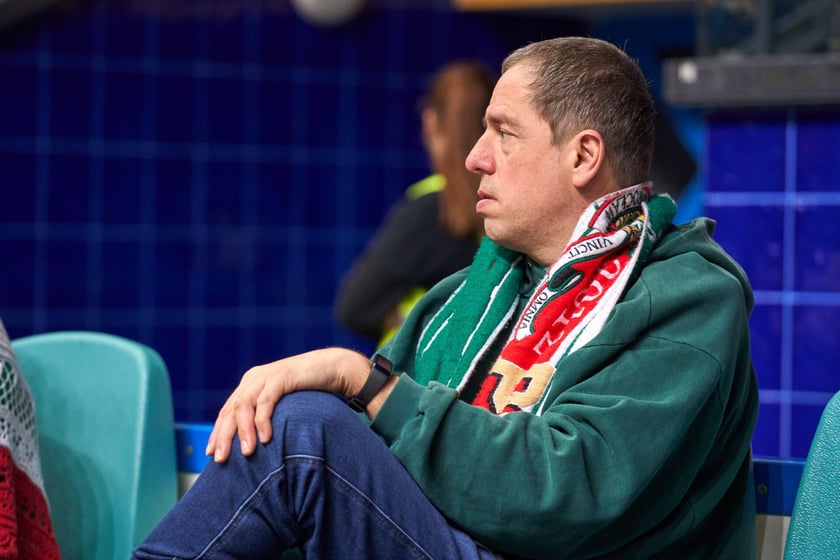 Śląsk Wrocław - Astoria Bydgoszcz w hali Orbita, zdjęcia kibiców i meczu