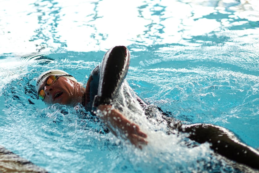 Trening Adriana Kostery w Aquaparku Wrocław