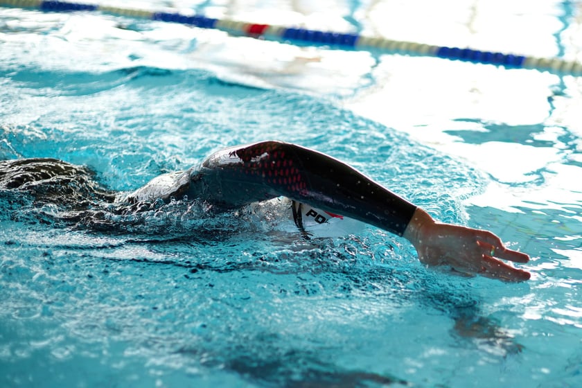 Trening Adriana Kostery w Aquaparku Wrocław