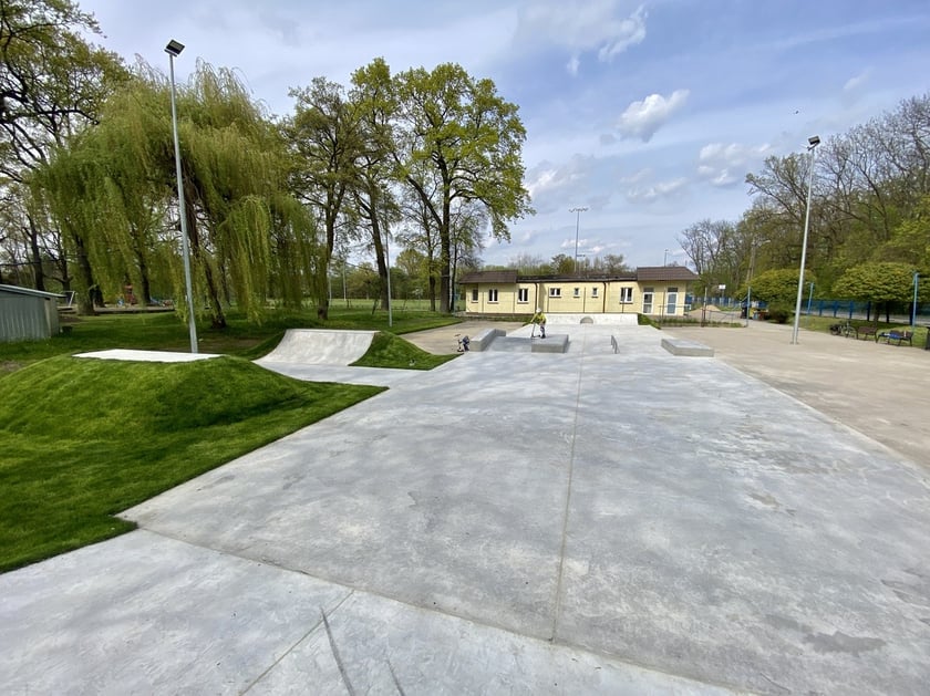 Nowy skatepark przy ul. Sołtysowickiej we Wrocławiu