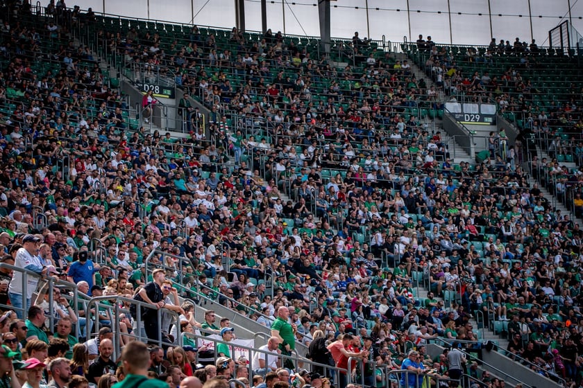 Kibice na meczach domowych na Tarczyński Arena Wrocław WKS-u Śląska Wrocław w sezonie 2022/2023