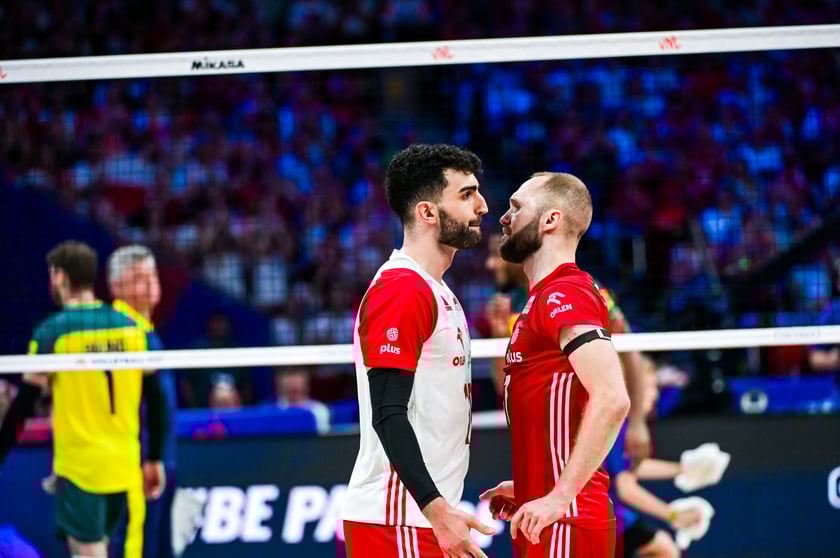 Siatkarze polskiej reprezentacji podczas ćwierćfinałów Ligi Narodów