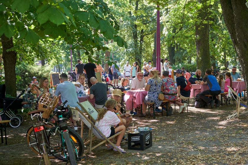 Śniadanie w parku Andersa