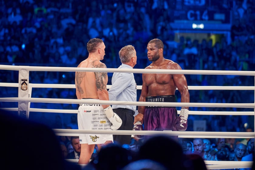Usyk - Dubois. Zdjęcia z gali bokserskiej na Tarczyński Arenie we Wrocławiu