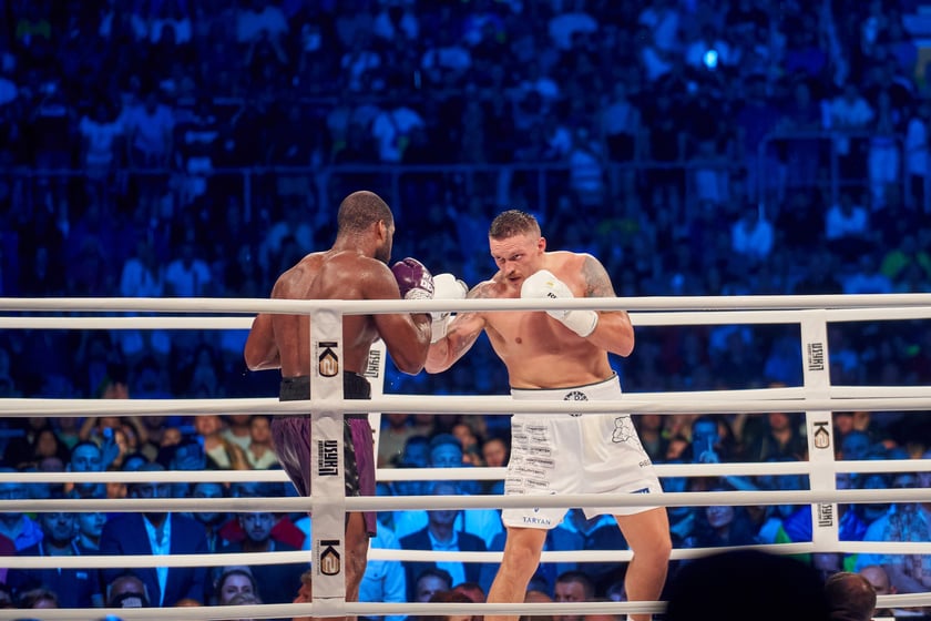 Usyk - Dubois. Zdjęcia z gali bokserskiej na Tarczyński Arenie we Wrocławiu