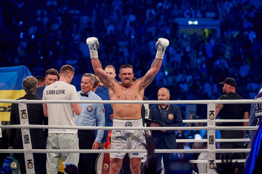 Usyk - Dubois. Zdjęcia z gali bokserskiej na Tarczyński Arenie we Wrocławiu