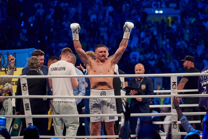 Usyk - Dubois. Zdjęcia z gali bokserskiej na Tarczyński Arenie we Wrocławiu