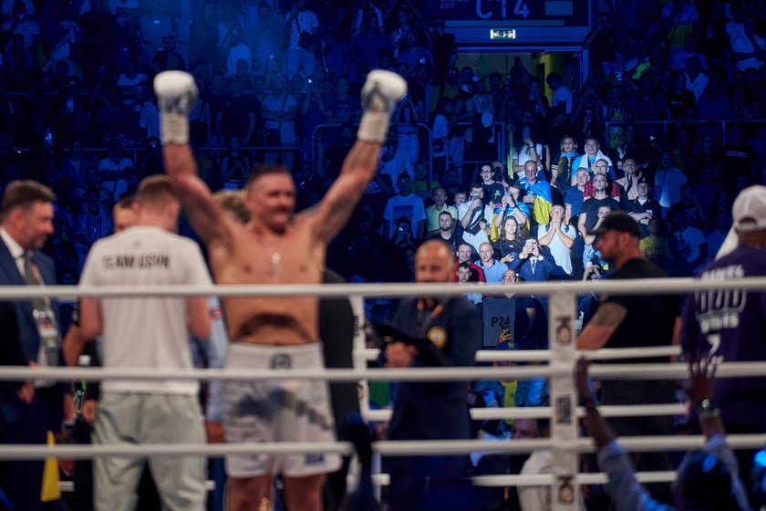 Usyk - Dubois. Zdjęcia z gali bokserskiej na Tarczyński Arenie we Wrocławiu